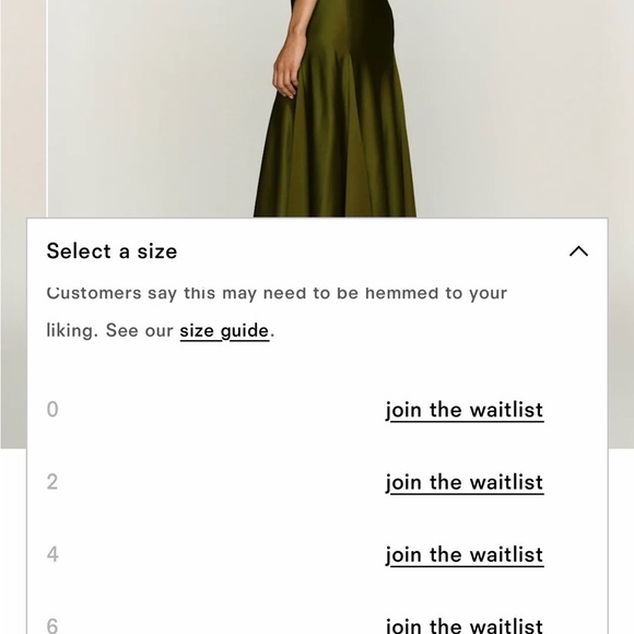 New Reformation Sera Silk Two Piece Set - Picture 7 of 17